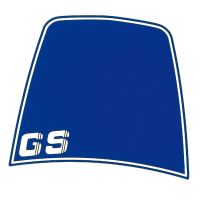 Samolepka "GS" na štít