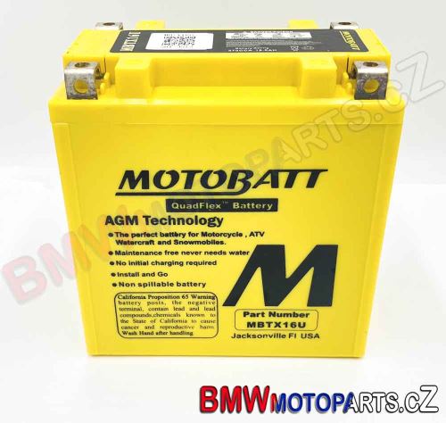 MOTOBATT baterie MBTX16U