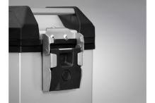 Hliníkový kufr TRAX ADV 37  L, levý, stříbrný