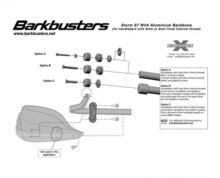 Kryty rukou Barkbusters Storm S7 -BK